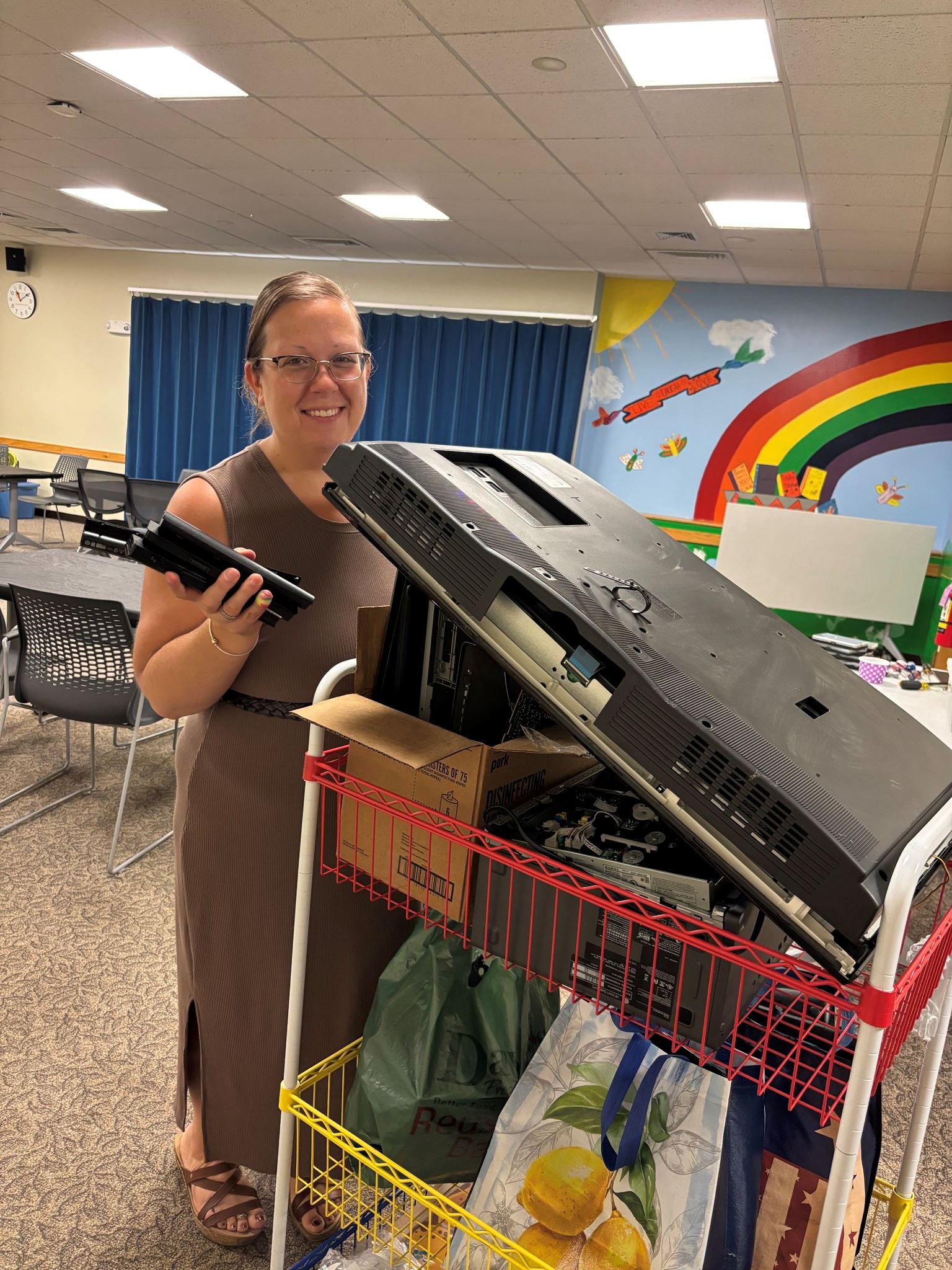 Electronics Recycling Explorations at Seekonk Public Library
